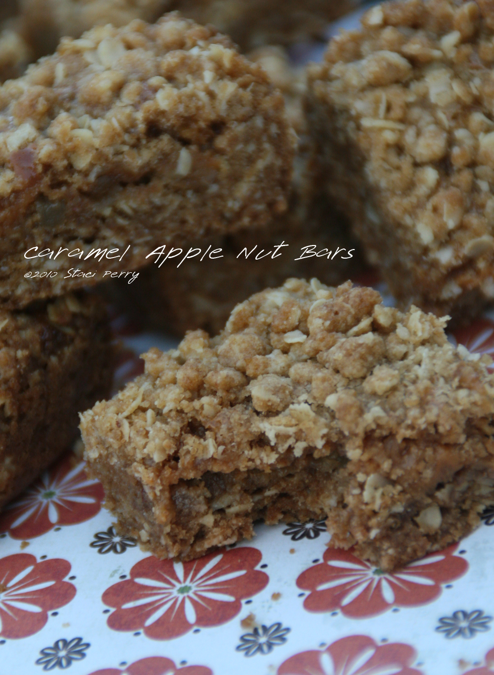 After Your Trip to the Orchard, Make Caramel Apple Nut Bars