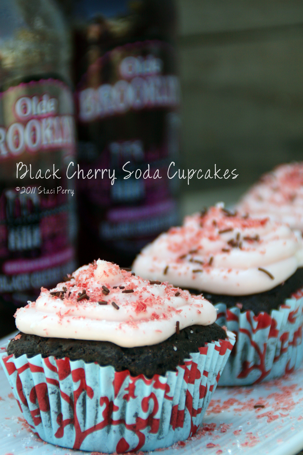 Black Cherry Soda Cupcakes for a Summer Treat