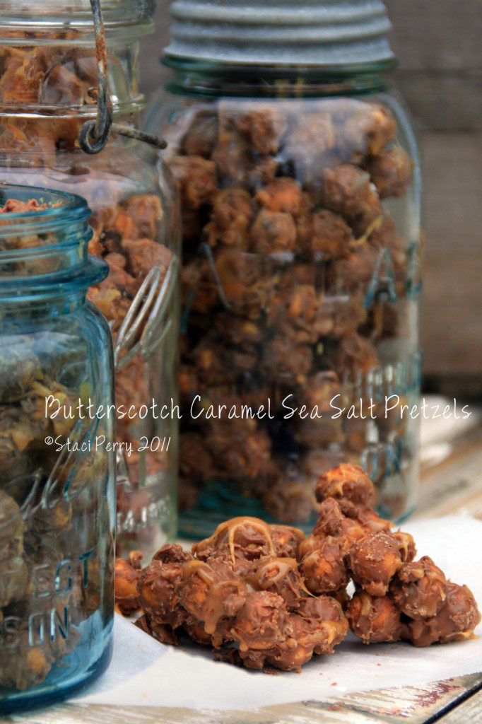 Butterscotch Caramel Sea Salt Pretzels