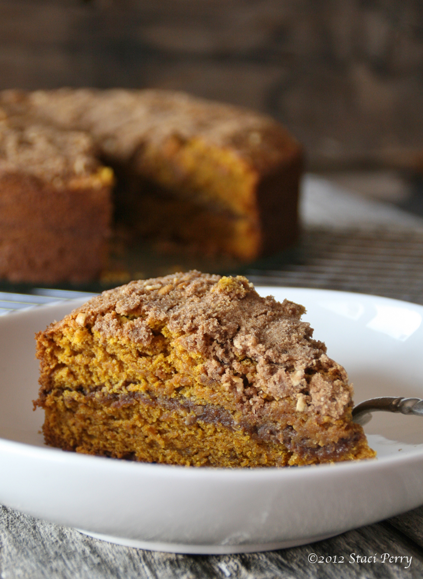 Before You Put the Turkey in the Oven: Pumpkin Streusel Coffee Cake on Thanksgiving Morning