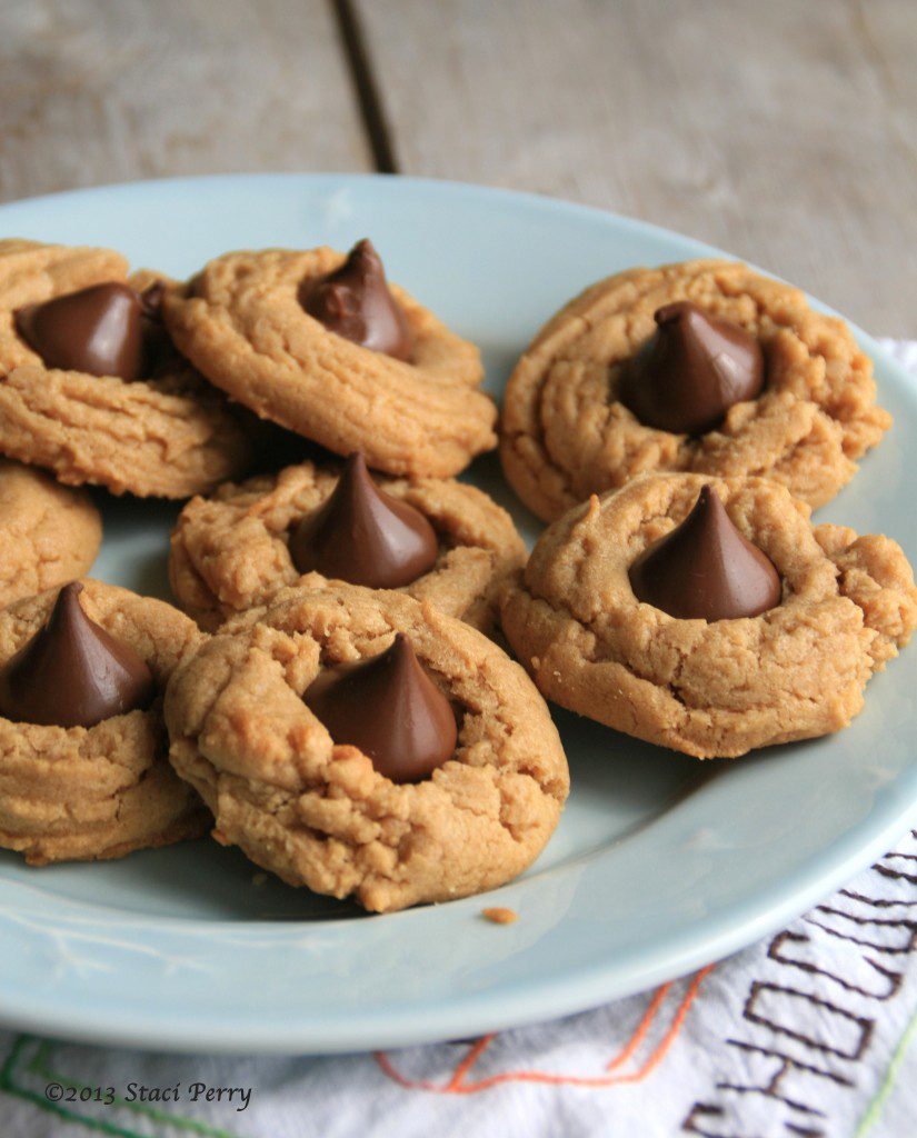 Hershey's Kisses peanut butter cookies