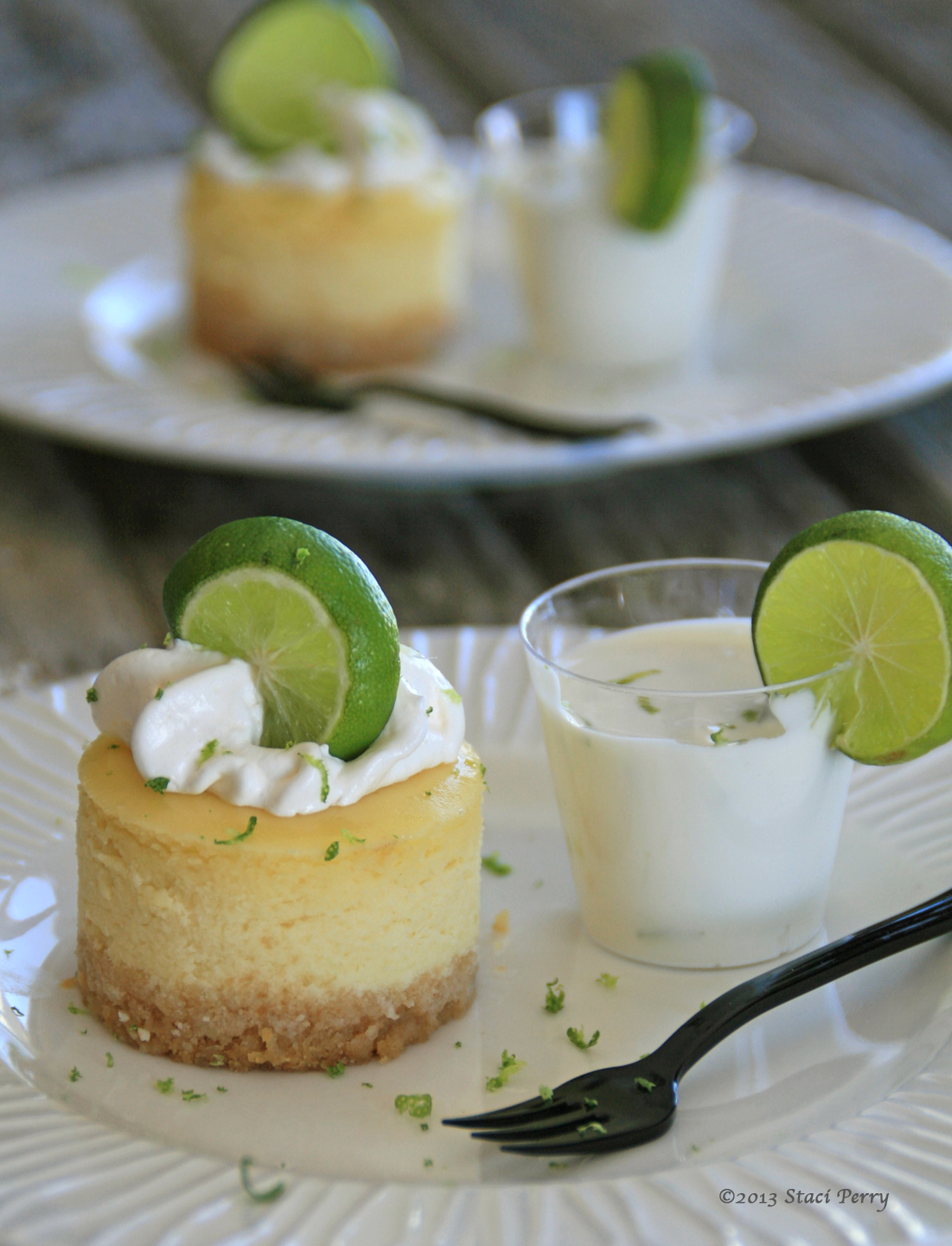 Tequila for the Kids, Key Lime Cheesecake with Patrón Sauce