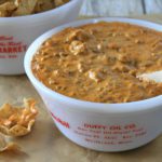 taco dip in a bowl