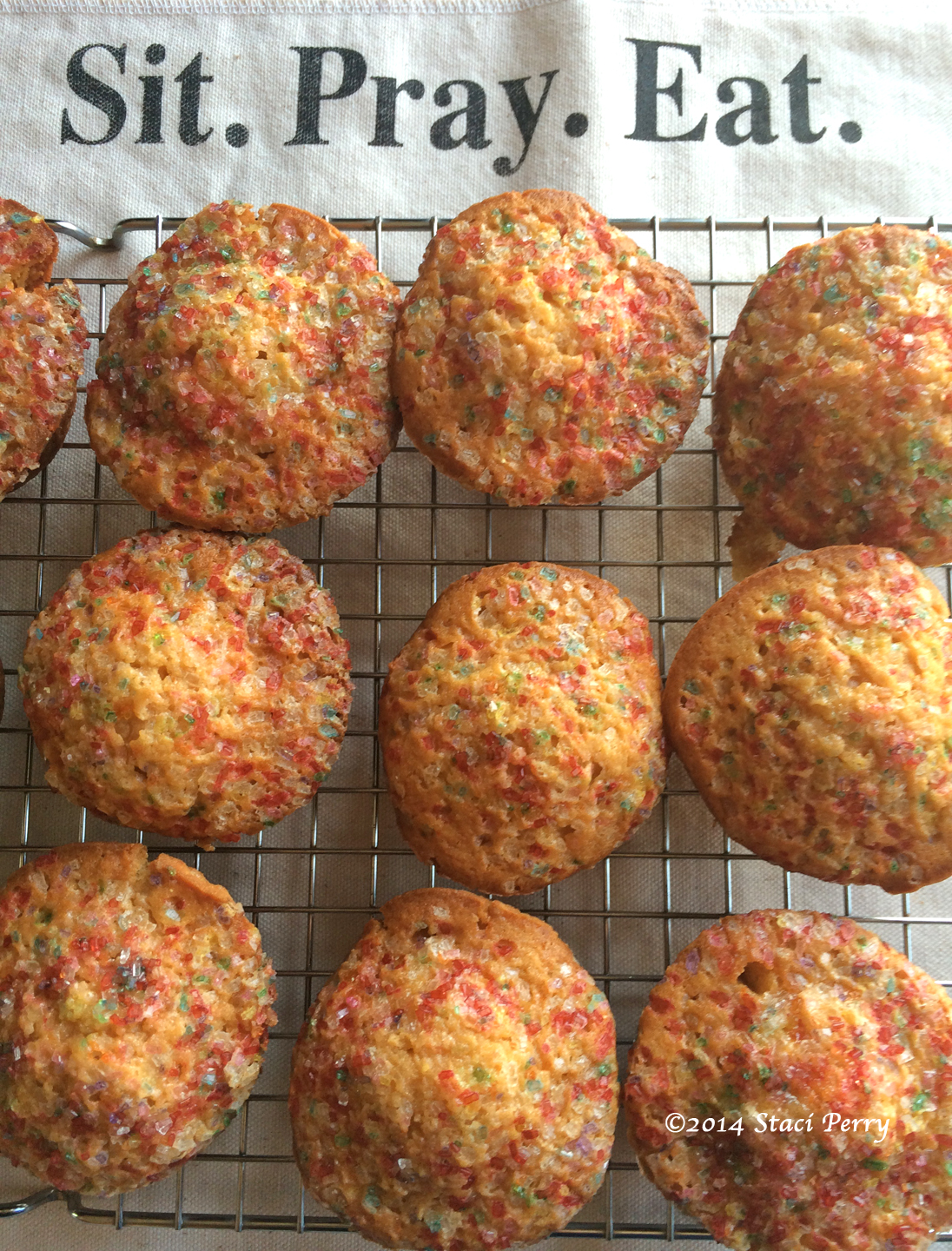 Butterscotch cheesecake muffins