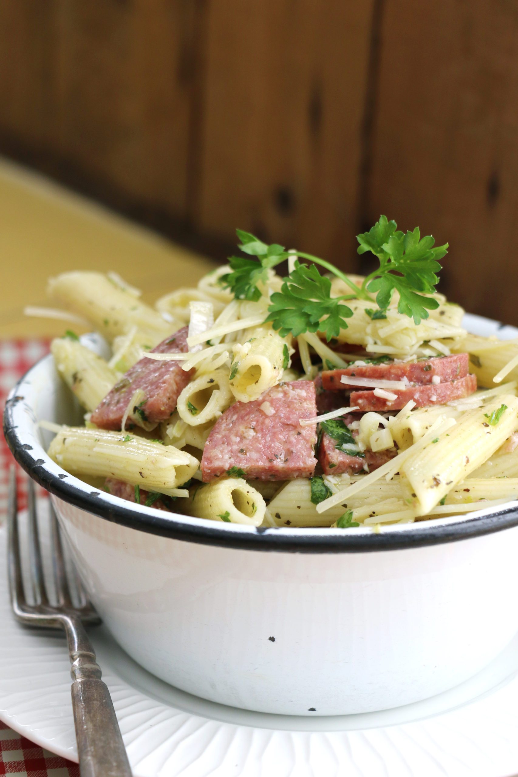 Salami Pasta Salad For People Who Like Picnics and Penne, and How to Buy Quality Olive Oil