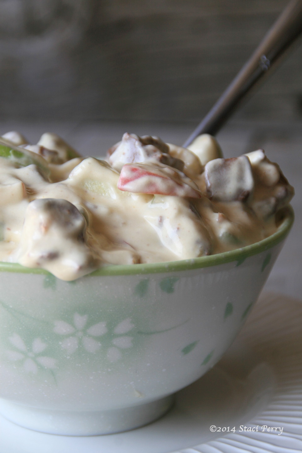 Snickerss candy bar apple salad