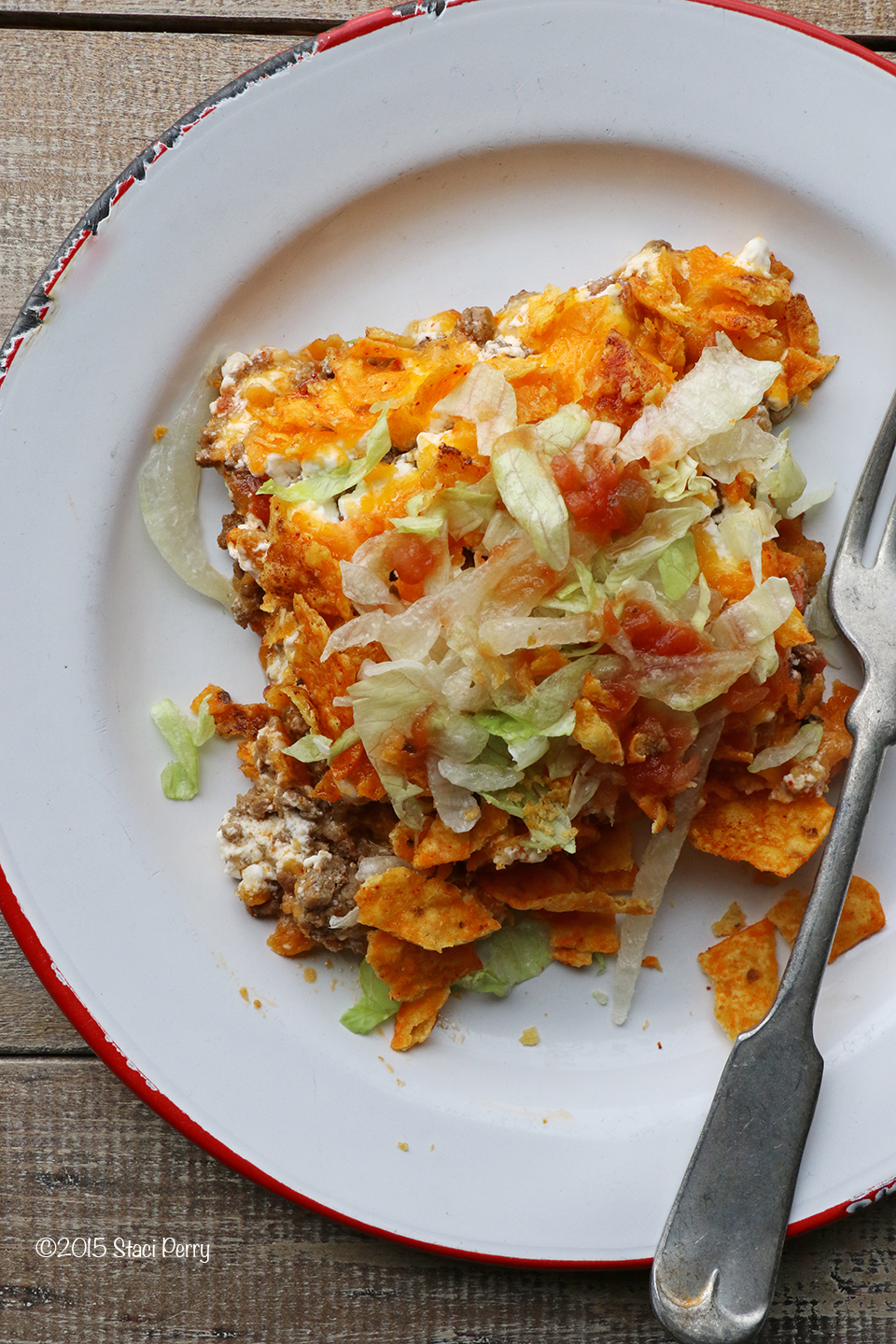 Toss the tiny bags: walking taco casserole