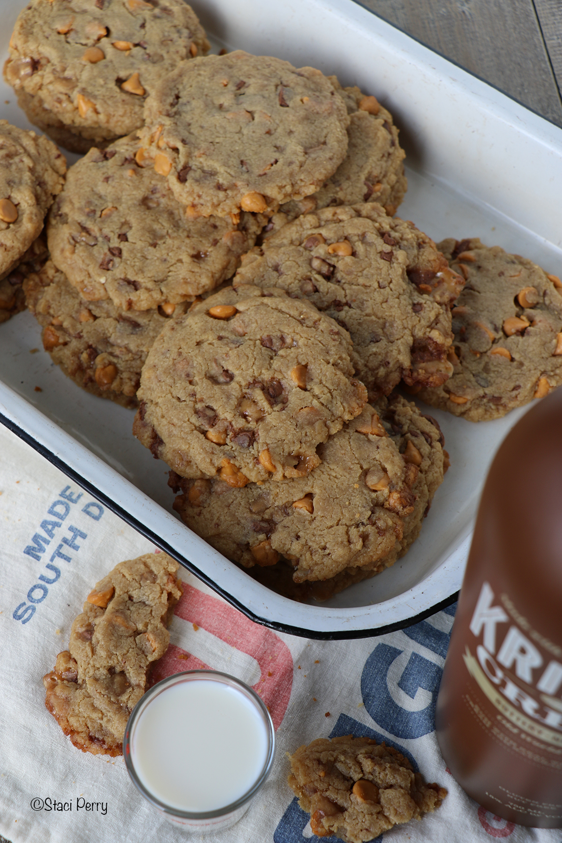 Liquor Store Sample Inspires Butterscotch Kringle Cream Cookies