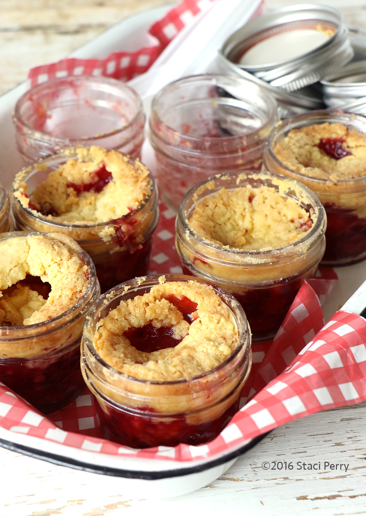 Life Isn’t Always a Picnic but Pack Cherry Crunchobblerumble Jars in Your Basket Anyway
