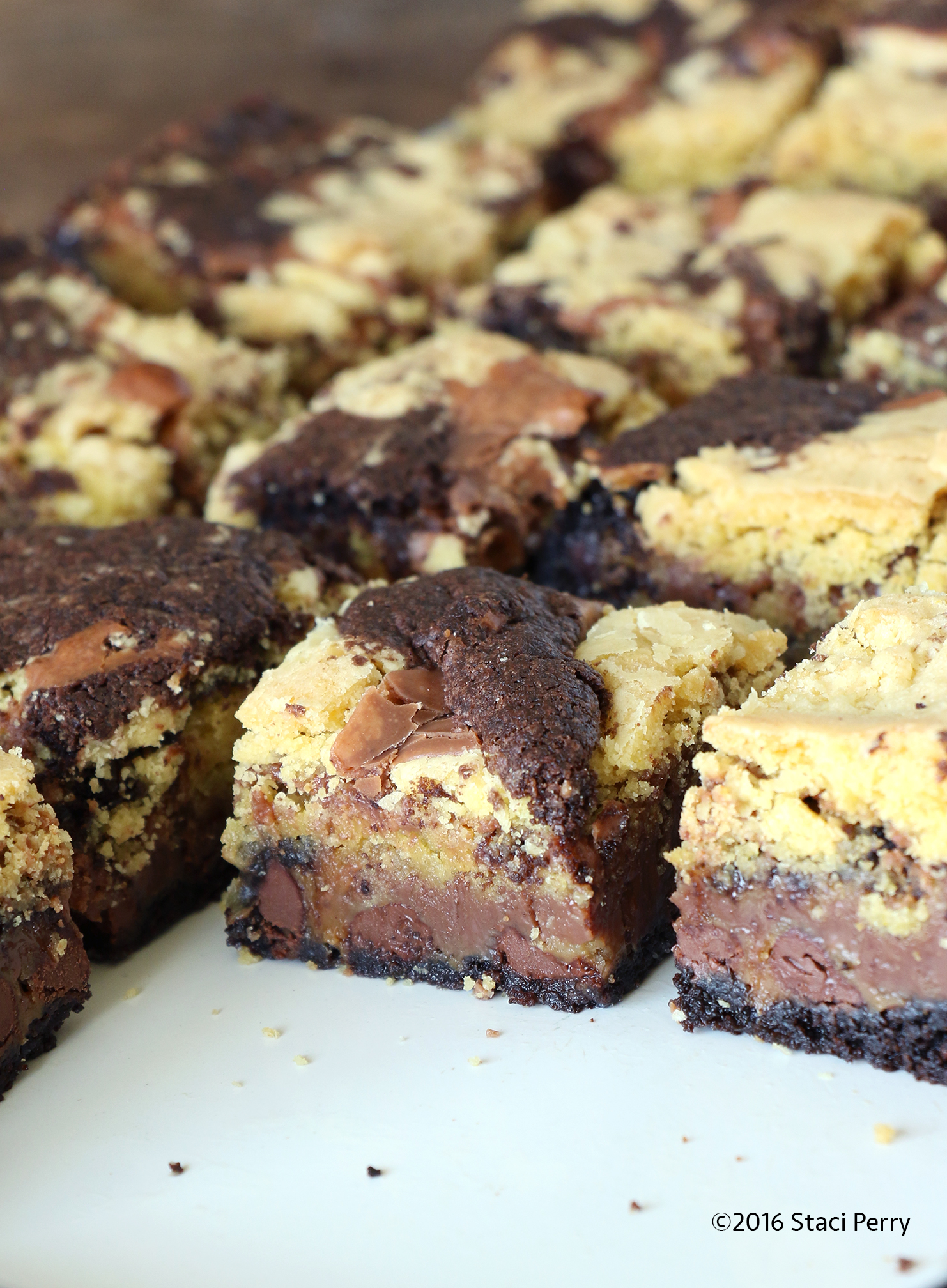 Ten and a Half Pounds of Black and Yellow Caramel Brownies