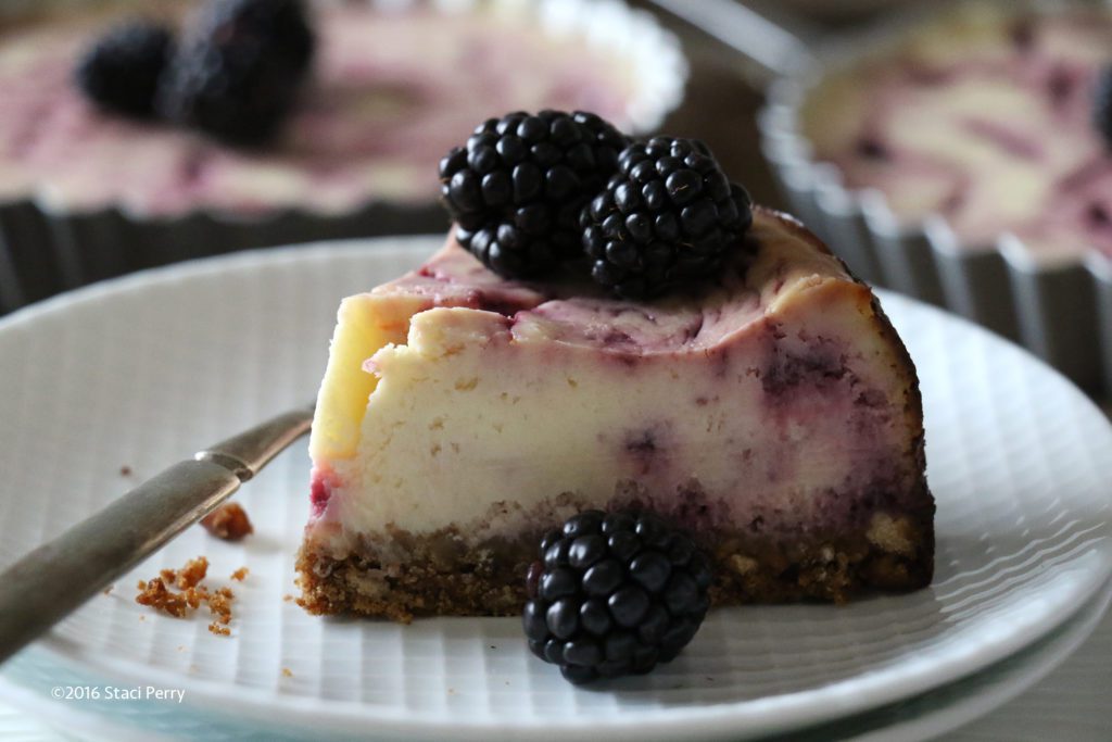 key lime blackberry cheesecake