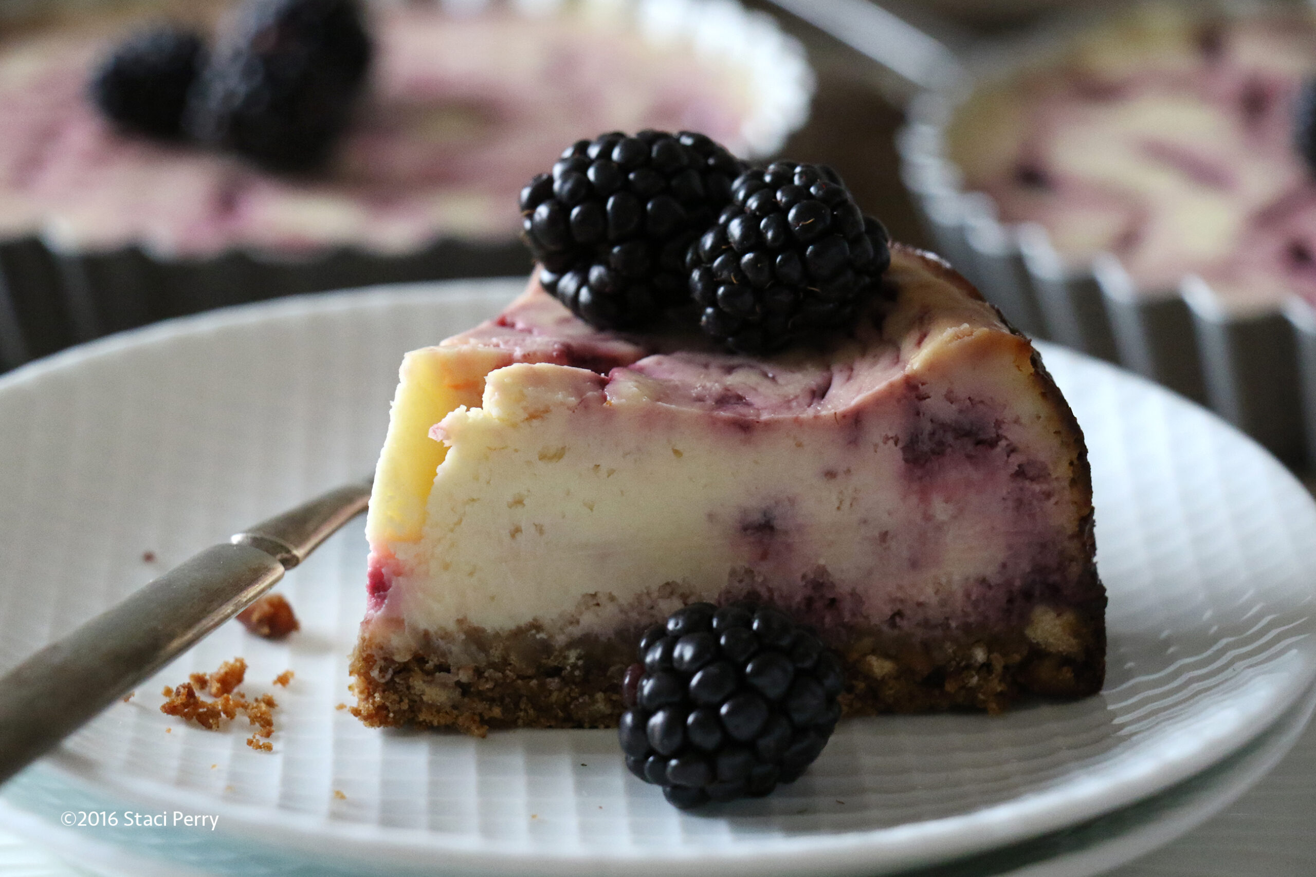 Key Lime Blackberry Cheesecake