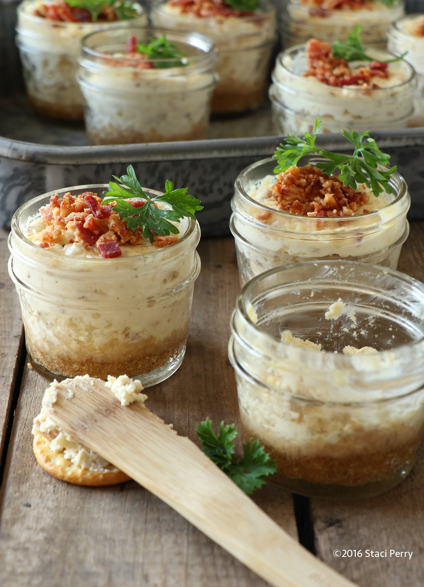 Party on with Pigskin Smoky Bacon Cheesecake with Gouda and Gruyere