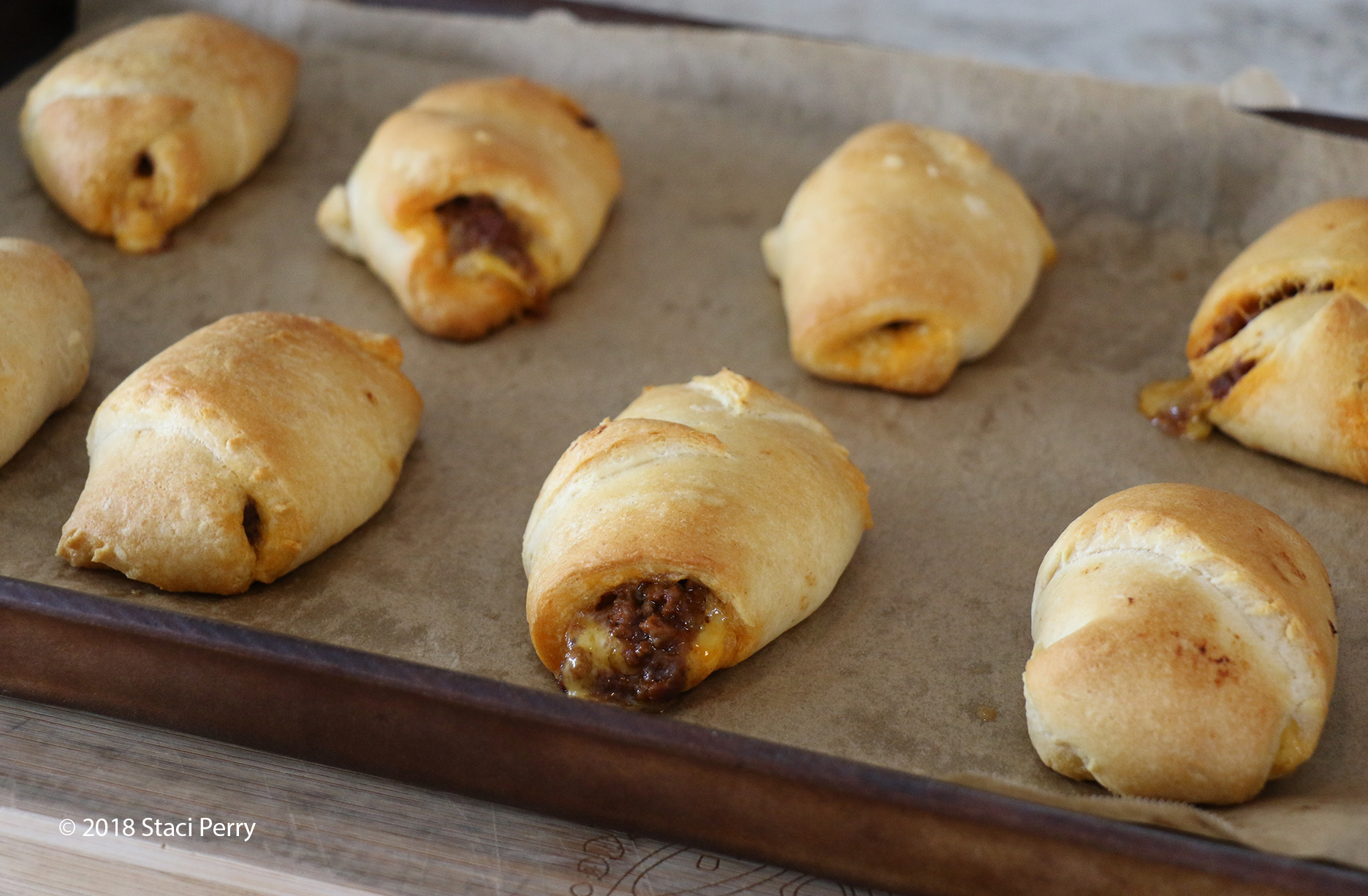 Easy Cheesy BBQ Crescent Roll Bundles