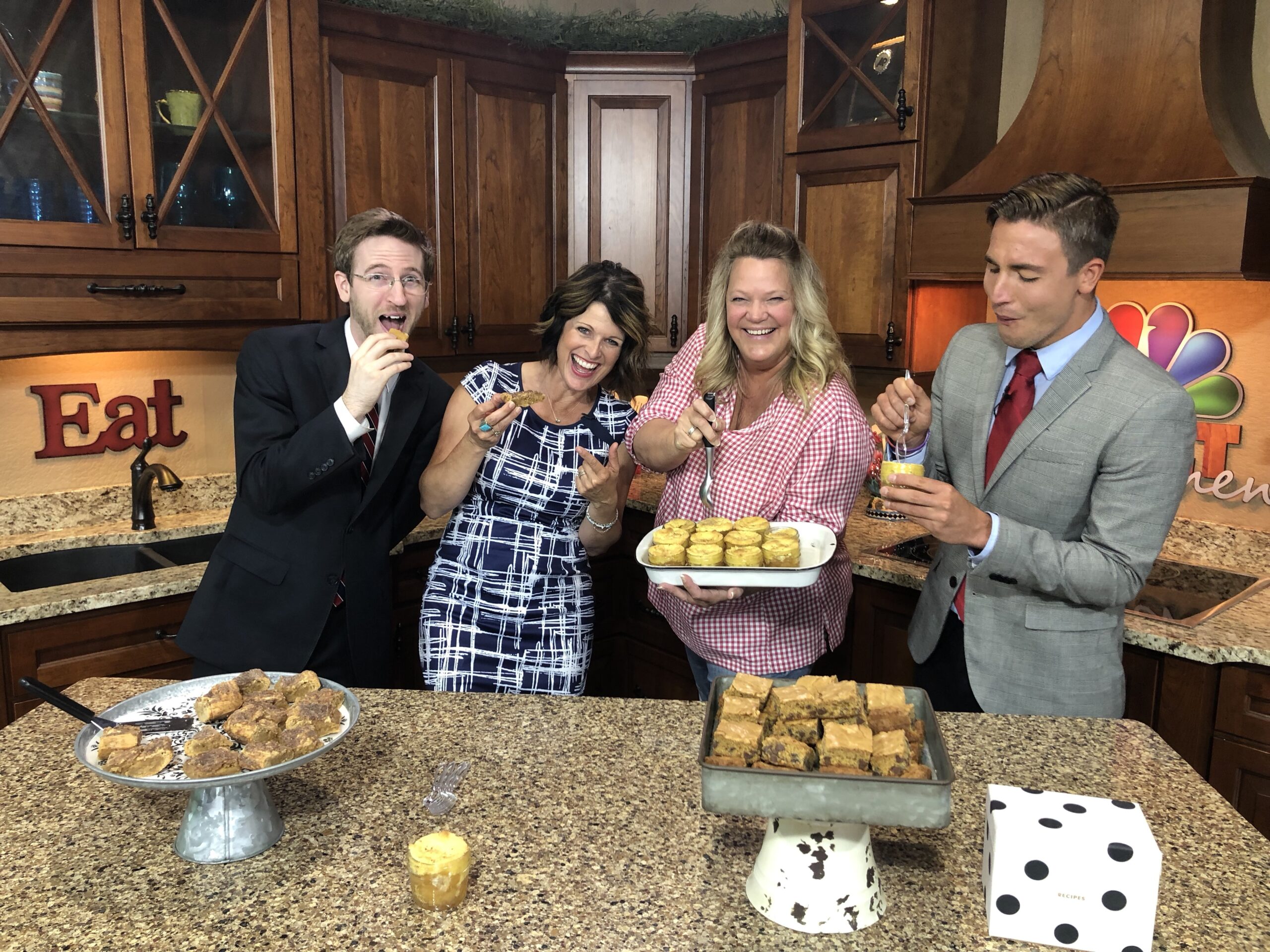 Snickerdoodle Blondies and Brown Sugar Brownies I Talked About on TV