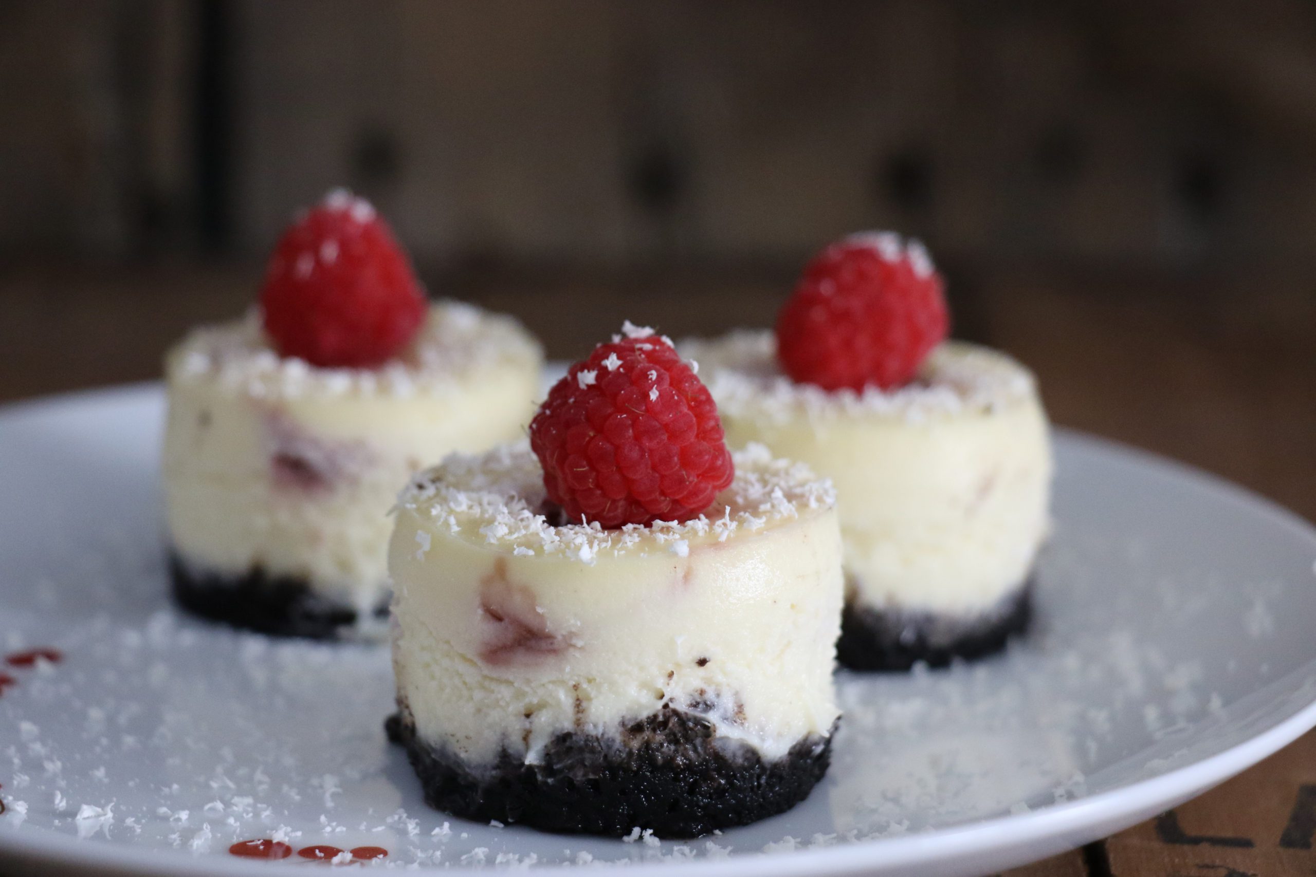 Bring Your Fork to the Table, Raspberry White Chocolate Cheesecake