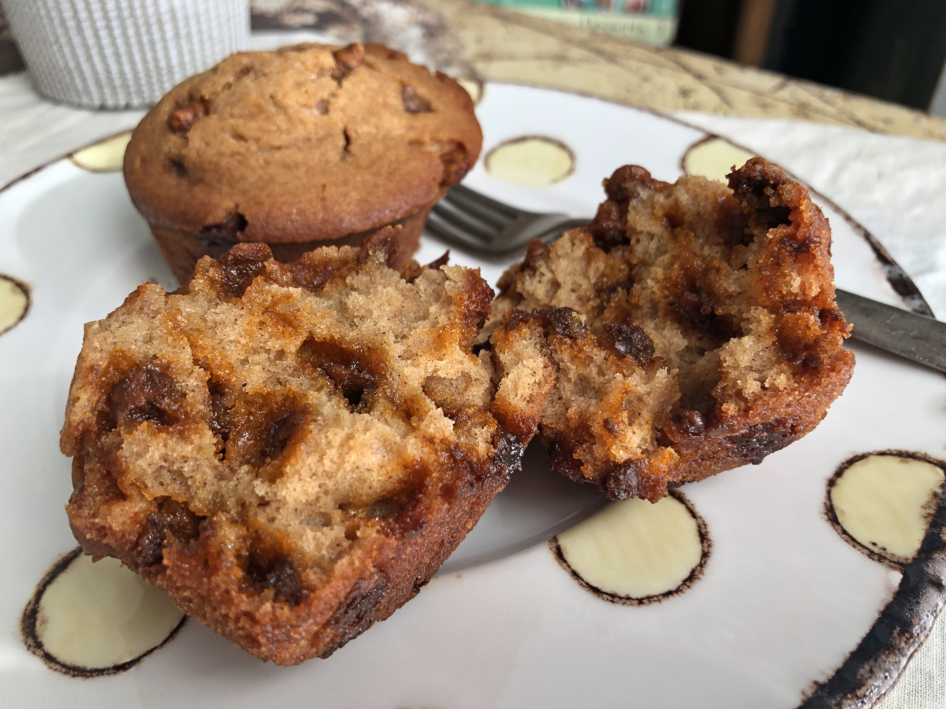 A New Muffin for Your Mornings, Butterscotch Cinnamon Chip Muffins