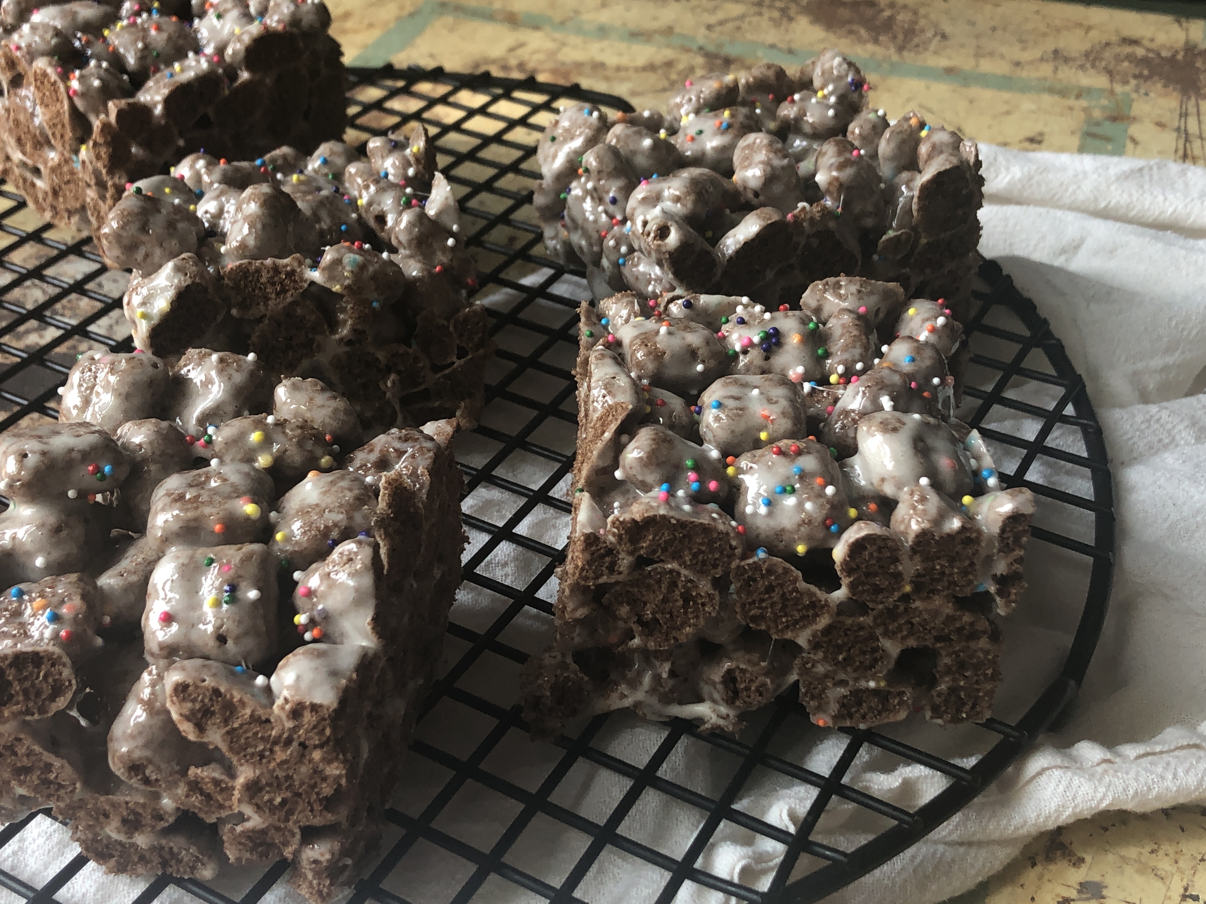 Cosmic Brownie cereal marshmallow bars