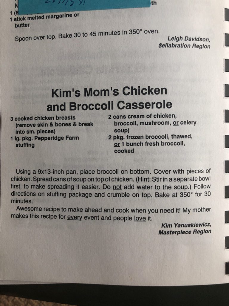 chicken and broccoli casserole recipe