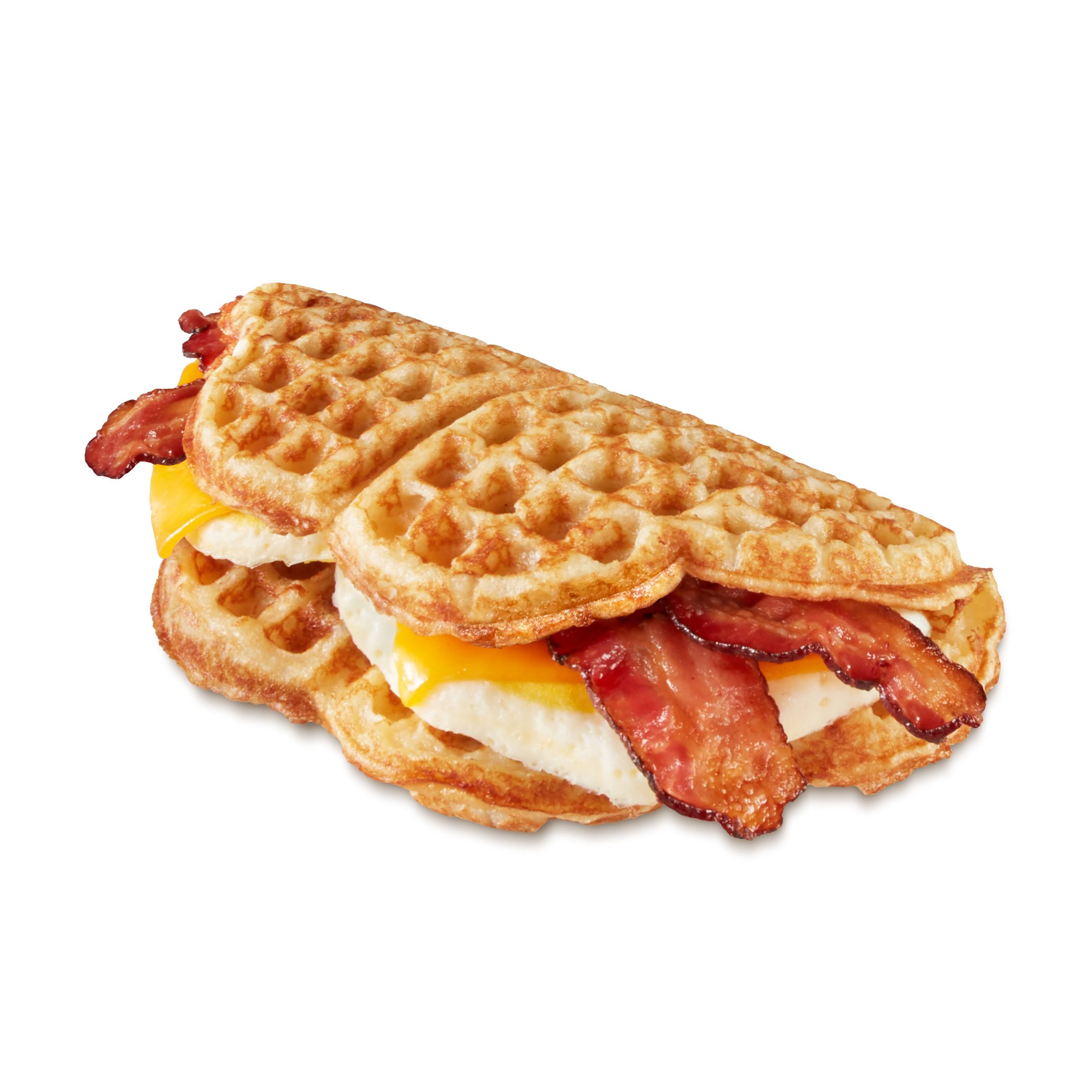Nordic Waffles bacon, egg and cheese