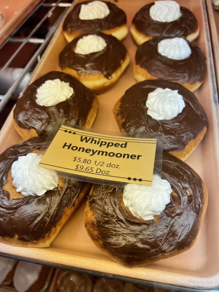Honeymooner doughnuts at Raphael's Bakery Bemidji
