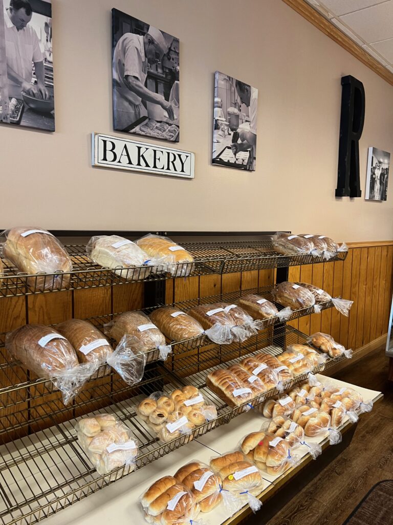 bread rack at Raphael's in Bemidji