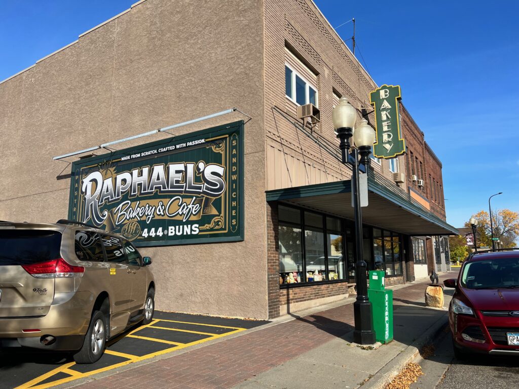 Raphael's Bakery Cafe building in Bemidji