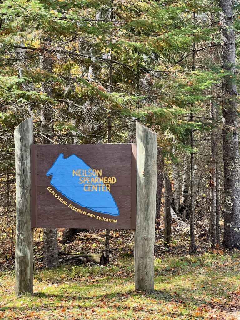 entrance sign at Neilson Spearhead Center Bemidji