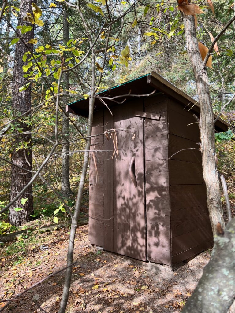 outhouse at Neilson Spearhead Center