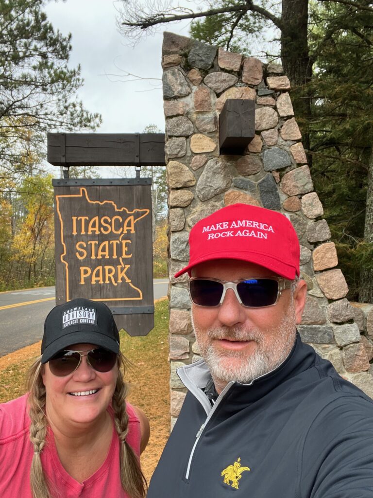 entrance to Itasca State Park