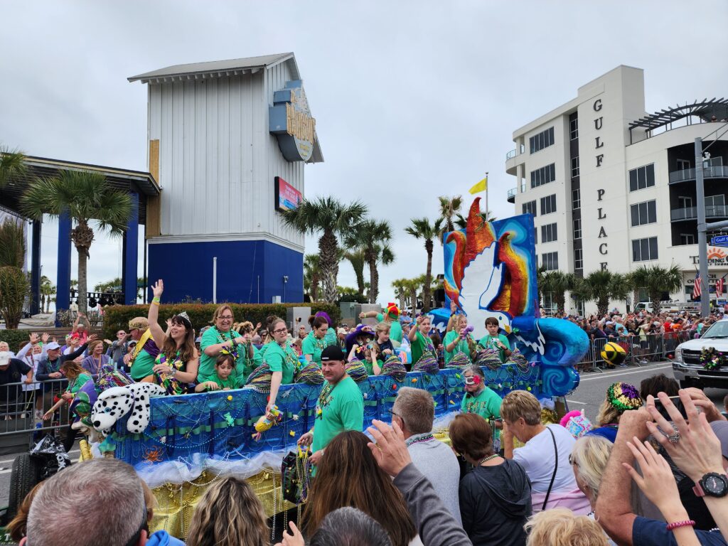 Mardi Gras parade Gulf Shores Alabama 2023