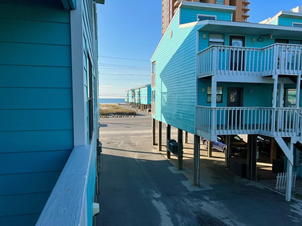 our walk to the beach Gulf Shores Alabama