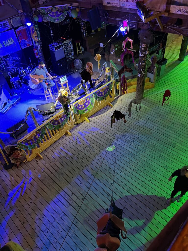 stage at Flora-Bama Lounge, Package and Oyster Bar