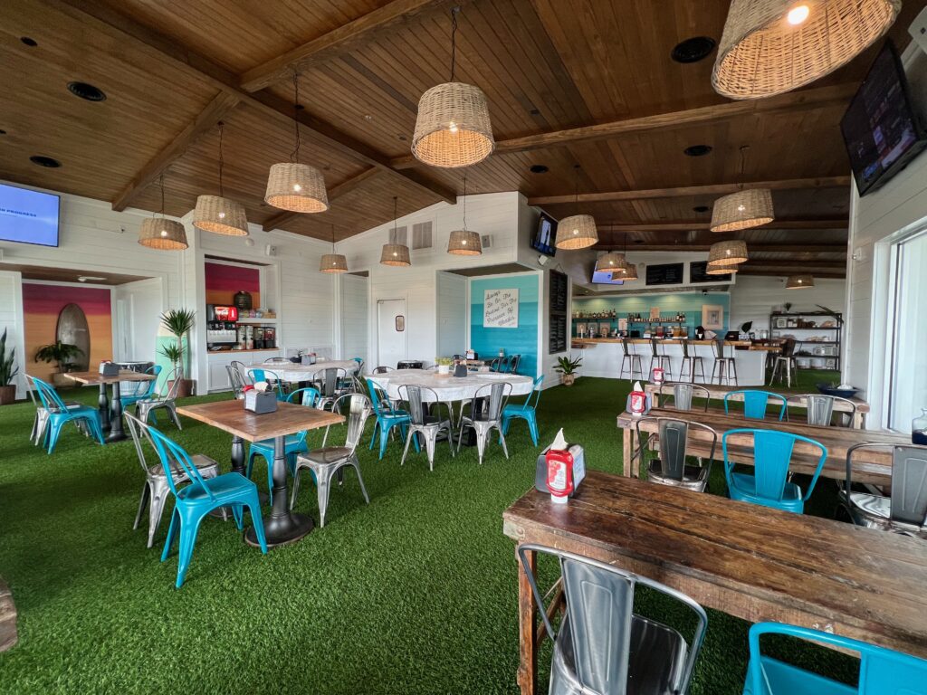 inside dining at Picnic Beach Gulf Shores 