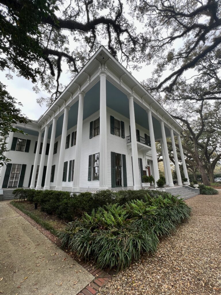 exterior of Bragg-Mitchell Mansion Mobile Alabama