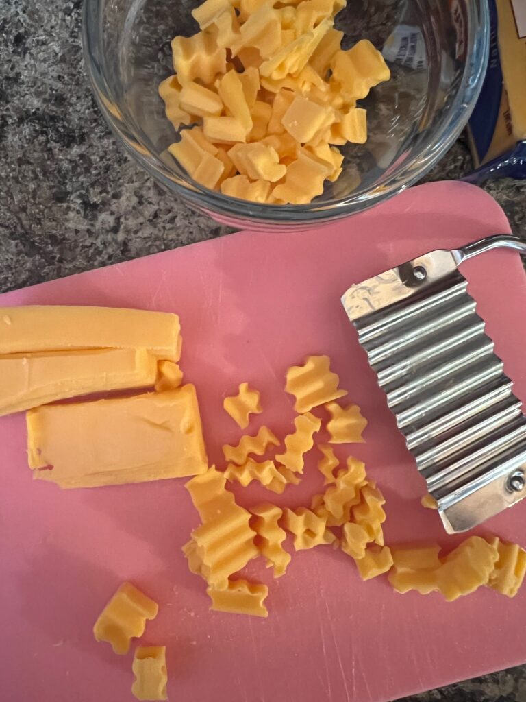 cutting the cheese 