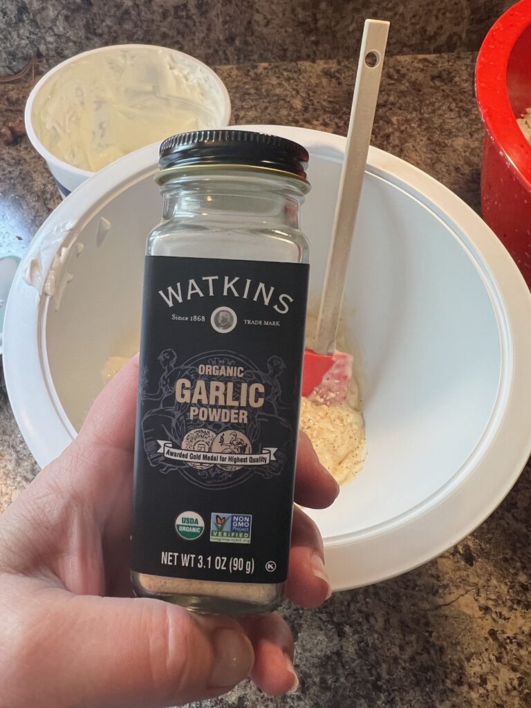 jar of garlic powder