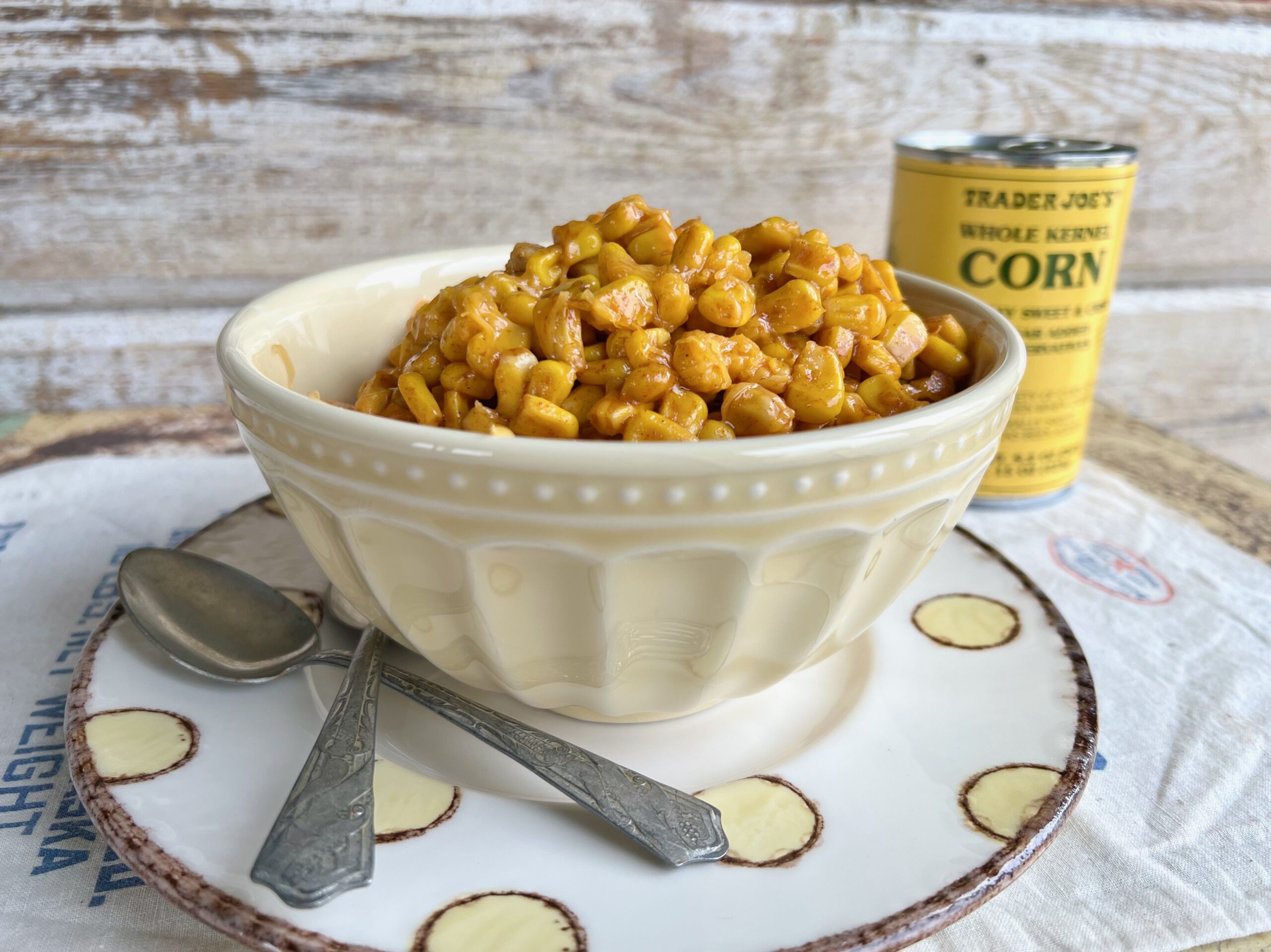 bowl of Mexican corn