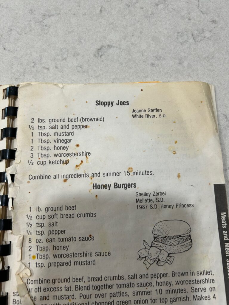 sloppy Joe recipe with honey