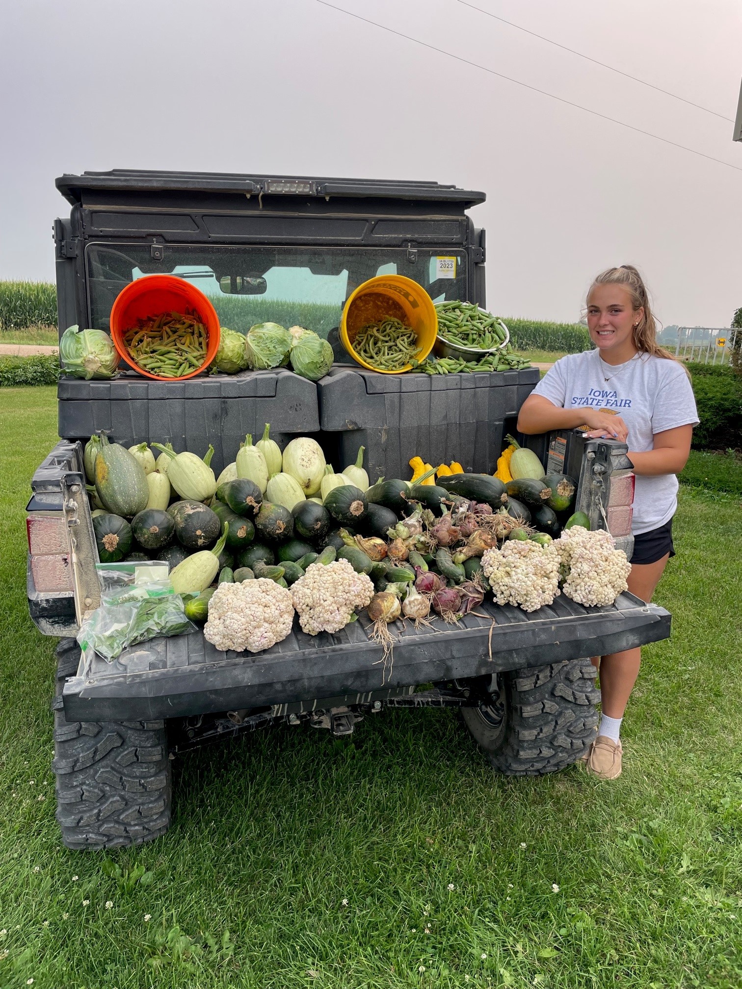 Harvesting Hope: Iowa Teen’s 7,000-pound Garden Bounty Feeds Thousands, Aims to Triple Impact by 2025