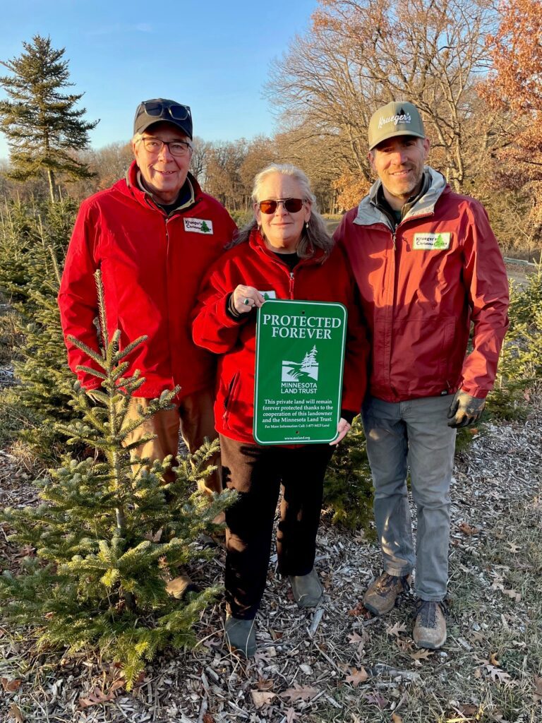 Neil, Deb and John Krueger of Krueger's Christmas Tree Farm