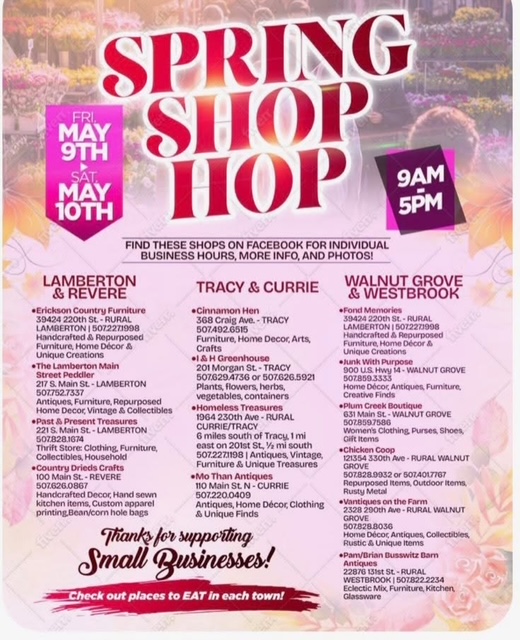 2025 Spring Shop Hop poster